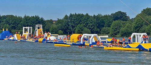 Parc aquatique - S LINE 200 - Boost-Air - pour base de loisirs / gonflable