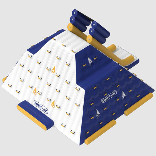 Jeu aquatique mur d'escalade - BAQ-00570 - Boost-Air - toboggan / pour base de loisirs / gonflable