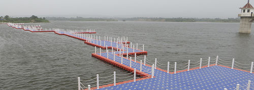 Ponton flottant - GZZH DOCK - d'amarrage / pour marina / en PEHD
