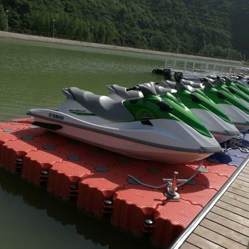 Ponton flottant - GZZH DOCK - pour amarrage à sec de jet-ski / pour marina / en bois