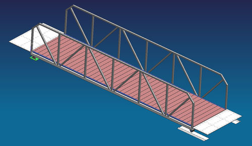 Passerelle pour ponton - GZZH DOCK - en aluminium / avec main courante / sur mesure