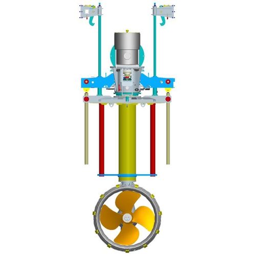 Propulseur azimutal - TLAT850RT - Thrustleader Marine Power System - gouvernail / fixe / Voith