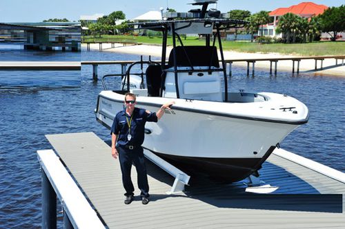 Ascenseur à bateaux - Fire & Law - No Profile Boat Lifts - flottant