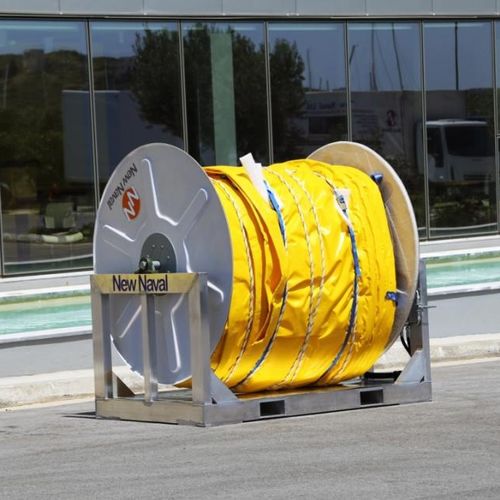 Enrouleur pour barrage anti-pollution en conteneur - ScorStore  - New Naval Ltd.