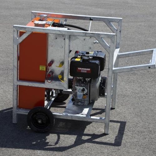 Groupe hydraulique pour ports et terminaux - ScorPack 7.5 - New Naval Ltd. - pour écrémeur d'hydrocarbures / pour bôme / à moteur diesel