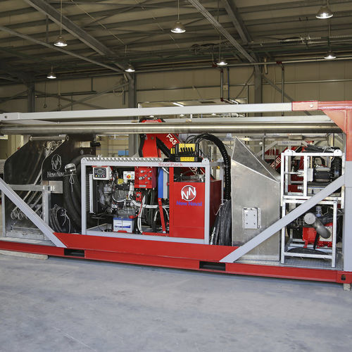 Écrémeur d'hydrocarbures avec bras écrémeur - ScorSweep 75 - New Naval Ltd.