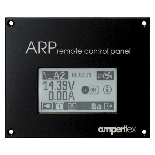 Tableau de commande et de contrôle pour bateau - ARP - amperflex - pour convertisseur DC/AC / tactile