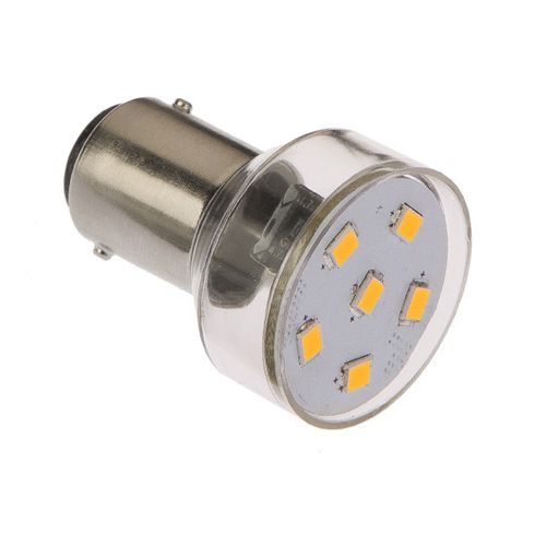 Ampoule à LED pour bateau - Ba15S-R06-WW - NauticLED