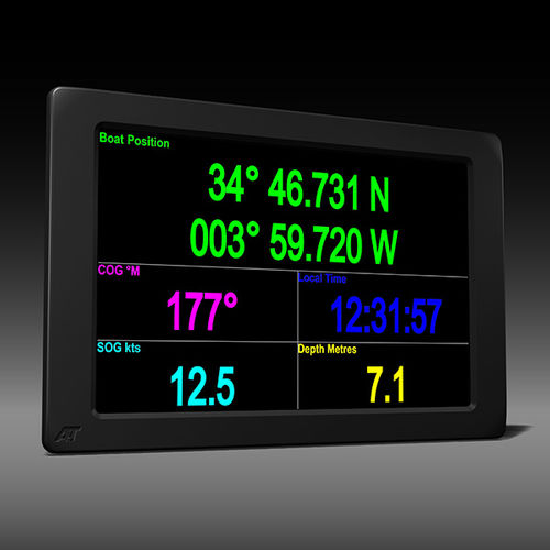 Afficheur pour voilier de course - ATBFD series - A T Instruments Ltd - pour yacht / multifonction / numérique