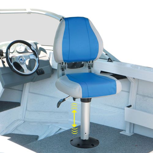Pied pour siège pour bateau - MA 776 series - OCEANSOUTH - marin / ajustable / avec amortisseur