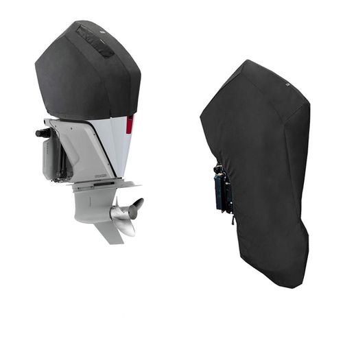 Housse de protection de bateau - M00-P - OCEANSOUTH - de moteur hors-bord / noire