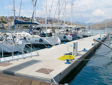 Ponton modulable - SYSTEM GROUP MARINE - d'amarrage / pour marina / en béton