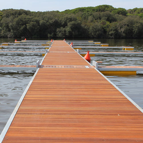 Ponton flottant - SYSTEM GROUP MARINE - d'amarrage / pour marina / pour canoë-kayak