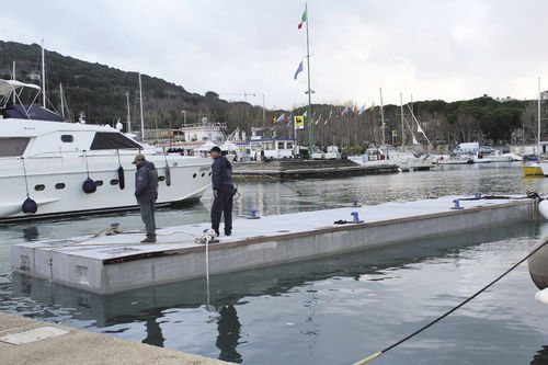 Brise-lames flottant - SYSTEM GROUP MARINE - en béton armé