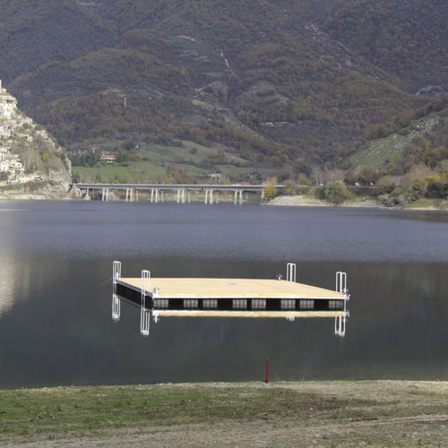 Plateforme flottante - SYSTEM GROUP MARINE - pour marina / sur mesure / modulable