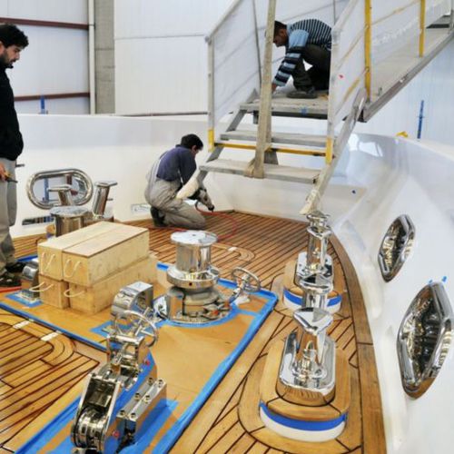 Chaumard pour yacht - SM Krom Yat ve Gemi Ekipmanlari Tas. San. Tic. Ltd. Sti. - encastrable / en acier inoxydable