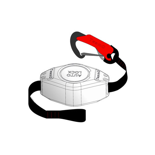 Longe pour harnais de sécurité - Autolock - TeamO Marine - de bateau / élastique