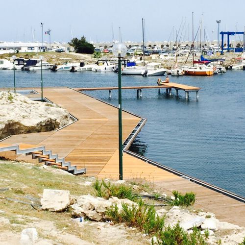 Ponton d'amarrage - PONTILE FISSO - Nuova Metalmeccanica srl - marine division - pour la pêche / pour marina / pour port
