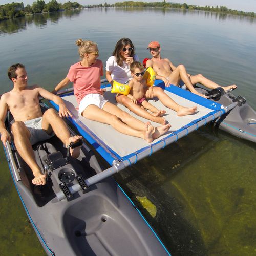 Kayak sit-on-top - PEDAYAK DUO - L' AQUAPHILE sarl - modulable / de loisir / de randonnée