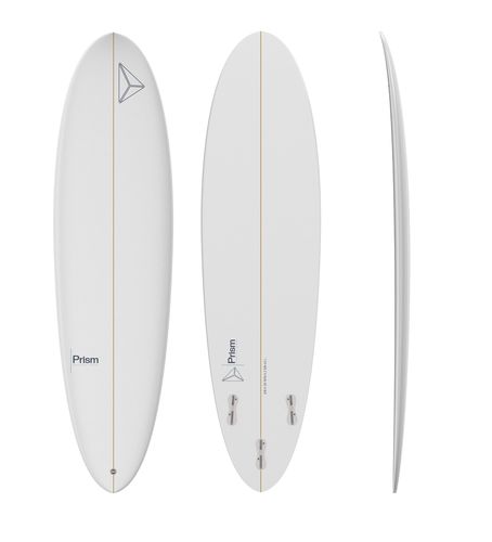 Planche de surf shortboard - Mid Length 6'8 ESSENTIAL SERIES FCS 2 - Prism Surfboards - egg / intermédiaire / expert