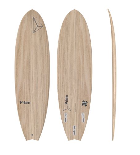Planche de surf fish - Fish 6’4 PAULOWNIA ORIGINAL SERIES FCS 2 - Prism Surfboards - intermédiaire / en PSE / en fibre de verre