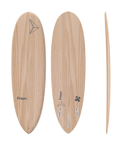 Planche de surf longboard - Mini-long 6’4 ORIGINAL SERIES FCS2 - Prism Surfboards - intermédiaire / expert / en PSE