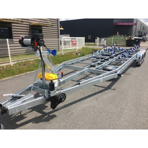 Remorque de route - SUD OUEST REMORQUES - pour bateau / à 3 essieux / 185R14C