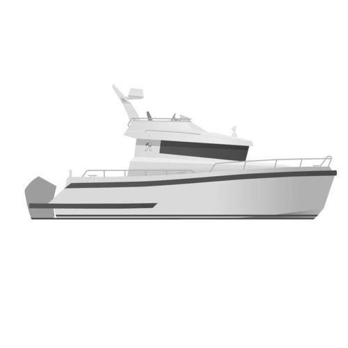 Vedette hors-bord - BY30 OB - Brizo Yachts - à fly / avec cabine / bain de soleil