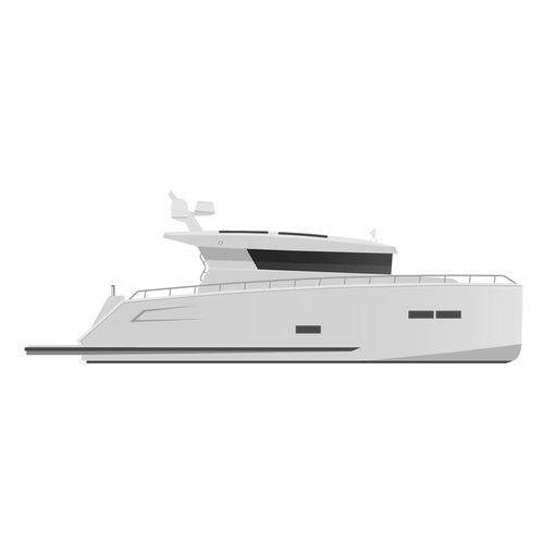 Vedette in-bord - BY34 - Brizo Yachts - à fly / traditionnelle / avec cabine