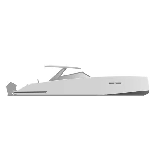 Vedette hors-bord - BY40 Supersport - Brizo Yachts - trimoteur / open / à double console