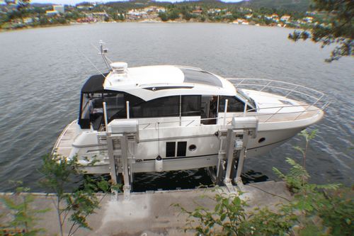 Ascenseur à bateaux - Superlift - IMM Quality Boat Lifts, Inc. - monté sur ponton / hydraulique / en aluminium