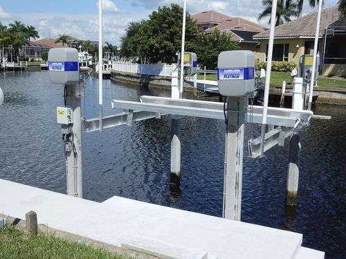 Ascenseur à bateaux - BEAMLESS - IMM Quality Boat Lifts, Inc. - flottant / en aluminium