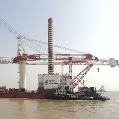 Grue pour navire - RHM Series - GENMA SOLUTION - pour forte charge / offshore