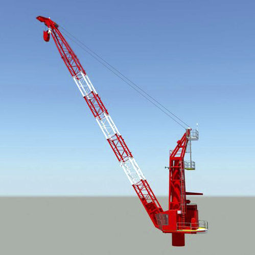 Grue pour navire - RHK Series - GENMA SOLUTION - pour forte charge / offshore