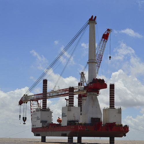 Plateforme autoélévatrice pour plate-forme offshore - Jack Up System - GENMA SOLUTION - pour parc éolien