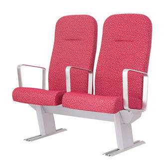 Siège pour navire à passagers - LGZY-02  - Qilin Marine international co., Ltd - avec accoudoirs / 2 places