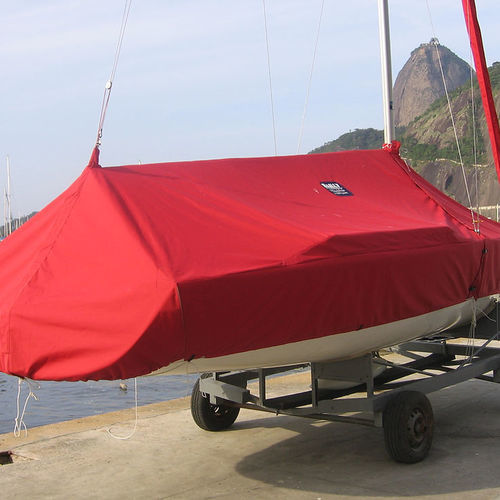 Housse pour voilier - Bailly - de bateau / pour coque / grise