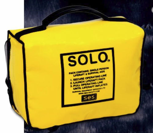 Radeau de survie pour bateau - Solo Survival Pack - SRG International Ltd. - ISO / gonflable / auto-redressant