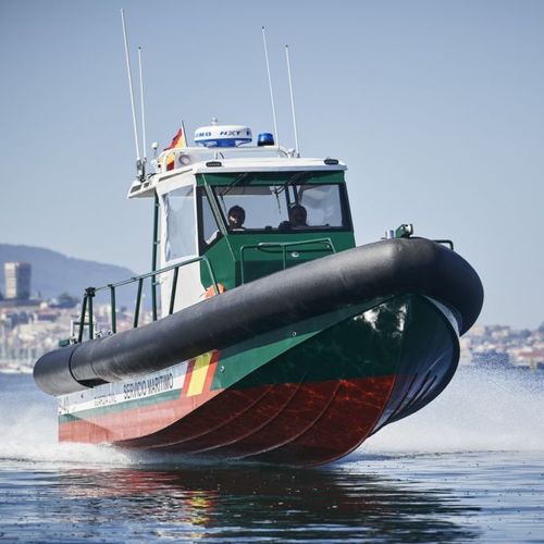 Bateau de surveillance - RAL 1100 - AISTER ALUMINIUM SHIPYARD - hors-bord / en aluminium