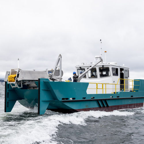 Bateau de récupération des hydrocarbures - AWB.OSRV 12 - AISTER ALUMINIUM SHIPYARD - in-bord / en aluminium