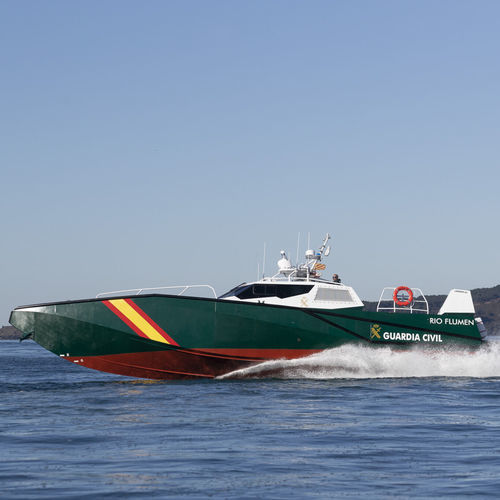 Bateau de surveillance - HS60  - AISTER ALUMINIUM SHIPYARD - in-bord hydrojet / en aluminium