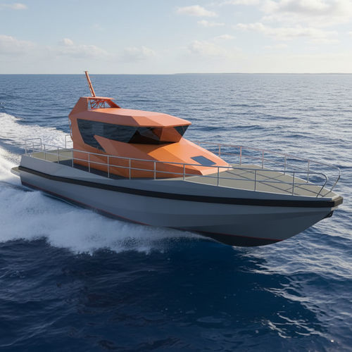 Bateau de surveillance - MZ16 - AISTER ALUMINIUM SHIPYARD - diesel / en aluminium
