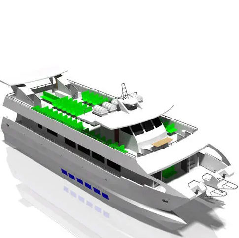 Ferry à passagers catamaran - FERRY 24 - AISTER ALUMINIUM SHIPYARD - en aluminium