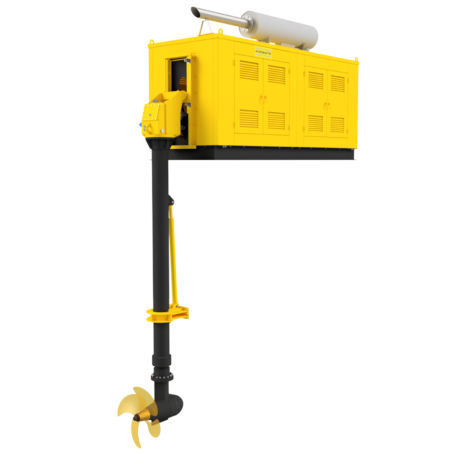 Propulseur azimutal - Hydromaster - monté sur pont / pour navire / électrique