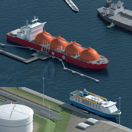 Système de liaison sécurisé navire/quai (GNL) - iMSL - Mampaey Offshore Industries