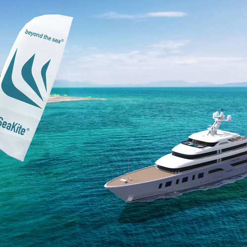 Aile de traction pour navire - SeaKite® 100m² - Beyond the Sea - pour bateau / pour yacht