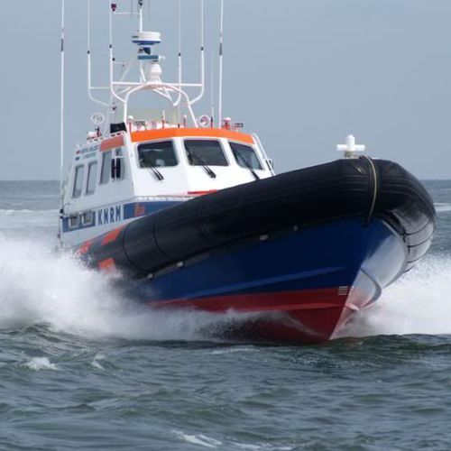 Bateau de sauvetage - Arie Visser class - HABBEKE SHIPYARD - in-bord hydrojet / en aluminium / bateau pneumatique semi-rigide
