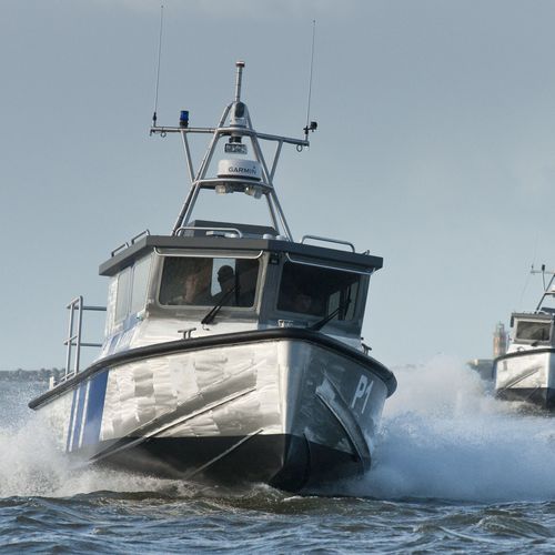 Bateau de surveillance - FPC903 - HABBEKE SHIPYARD - in-bord hydrojet / en aluminium