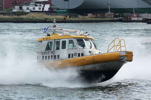 Bateau de transport de personnel - CREWTENDER - HABBEKE SHIPYARD - in-bord hydrojet / en aluminium / bateau pneumatique semi-rigide