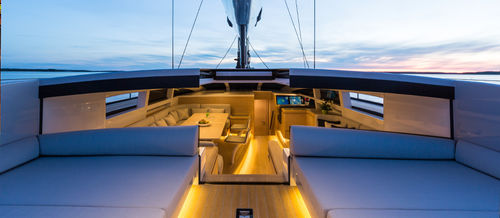 Porte de descente - RM Nautical - pour yacht / pour bateau / coulissante